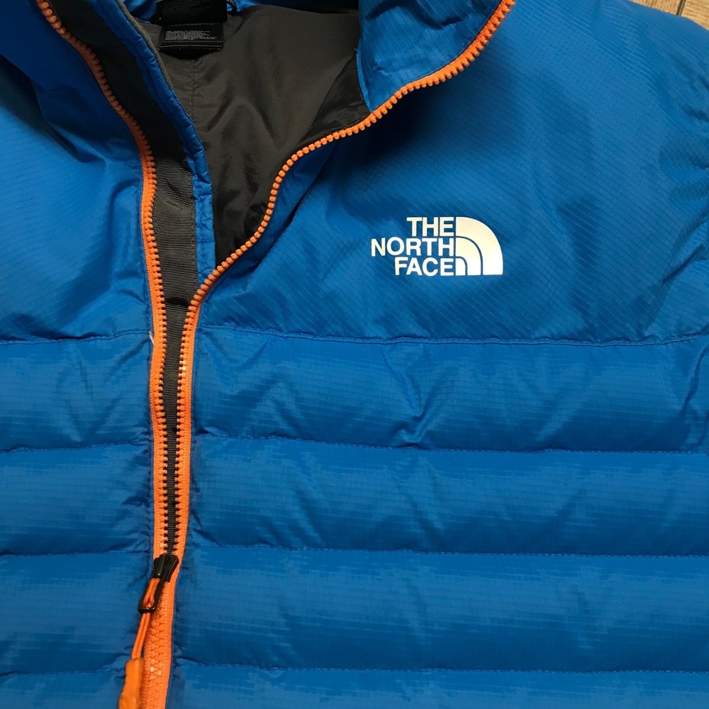 The North Face 700 Summit Series‎ Down Jacket Mens XL Blue Goose Puffer Nylon - Picture 5 of 14